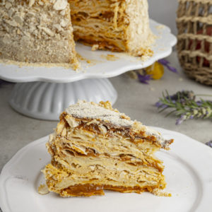 Torta hoja manjar lucuma sin azucar - Imagen 1