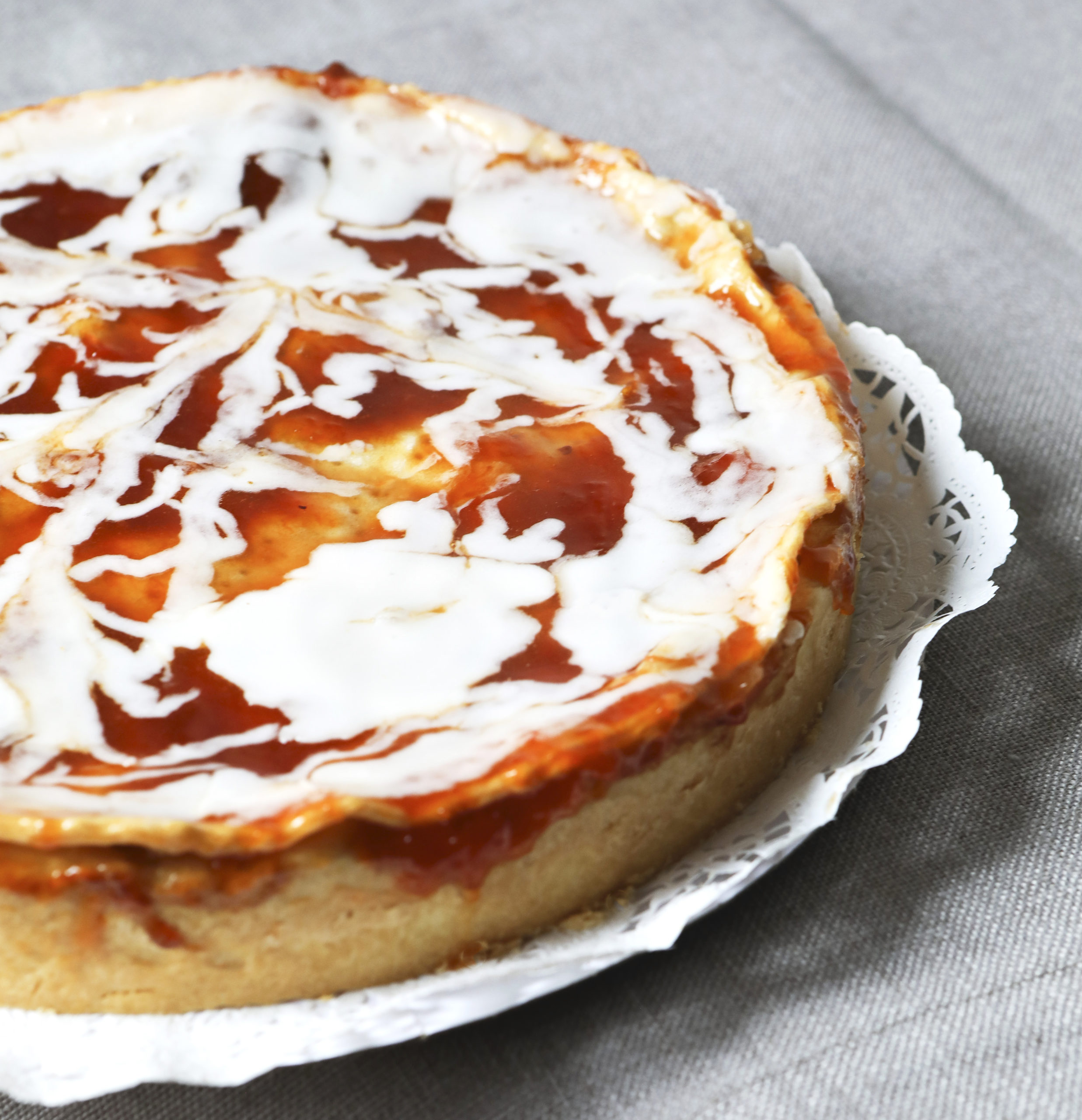 Kuchen de manzana jengibre