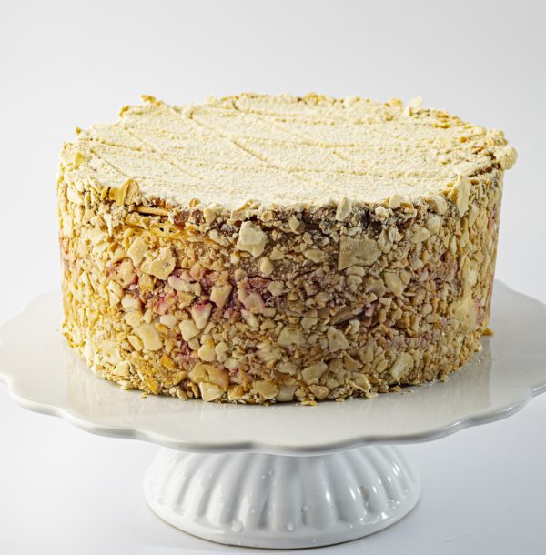 Torta hojarasca manjar pastelera frambuesa sin azucar