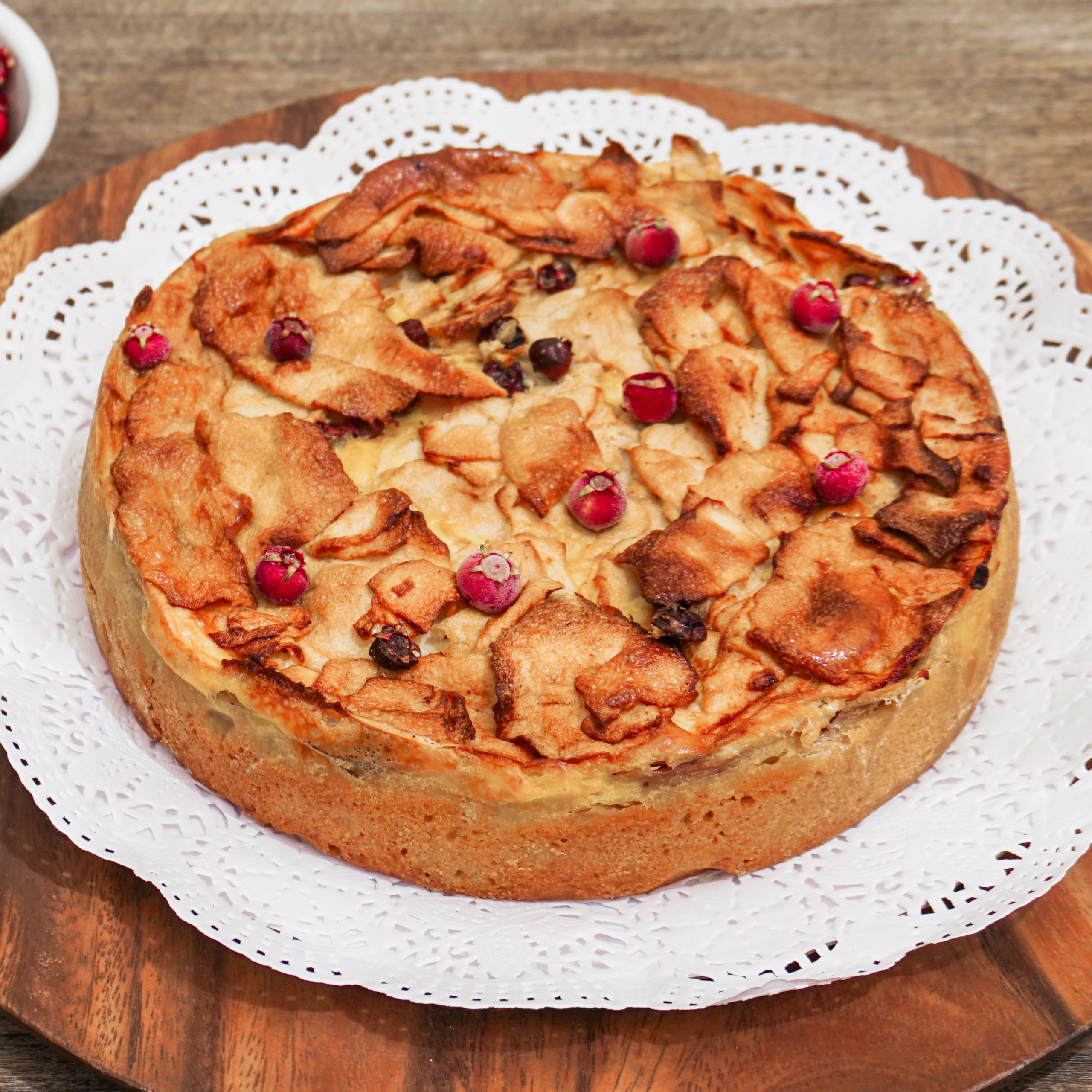 Kuchen manzana murta sin azucar