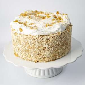 Torta hojarasca manjar nueces