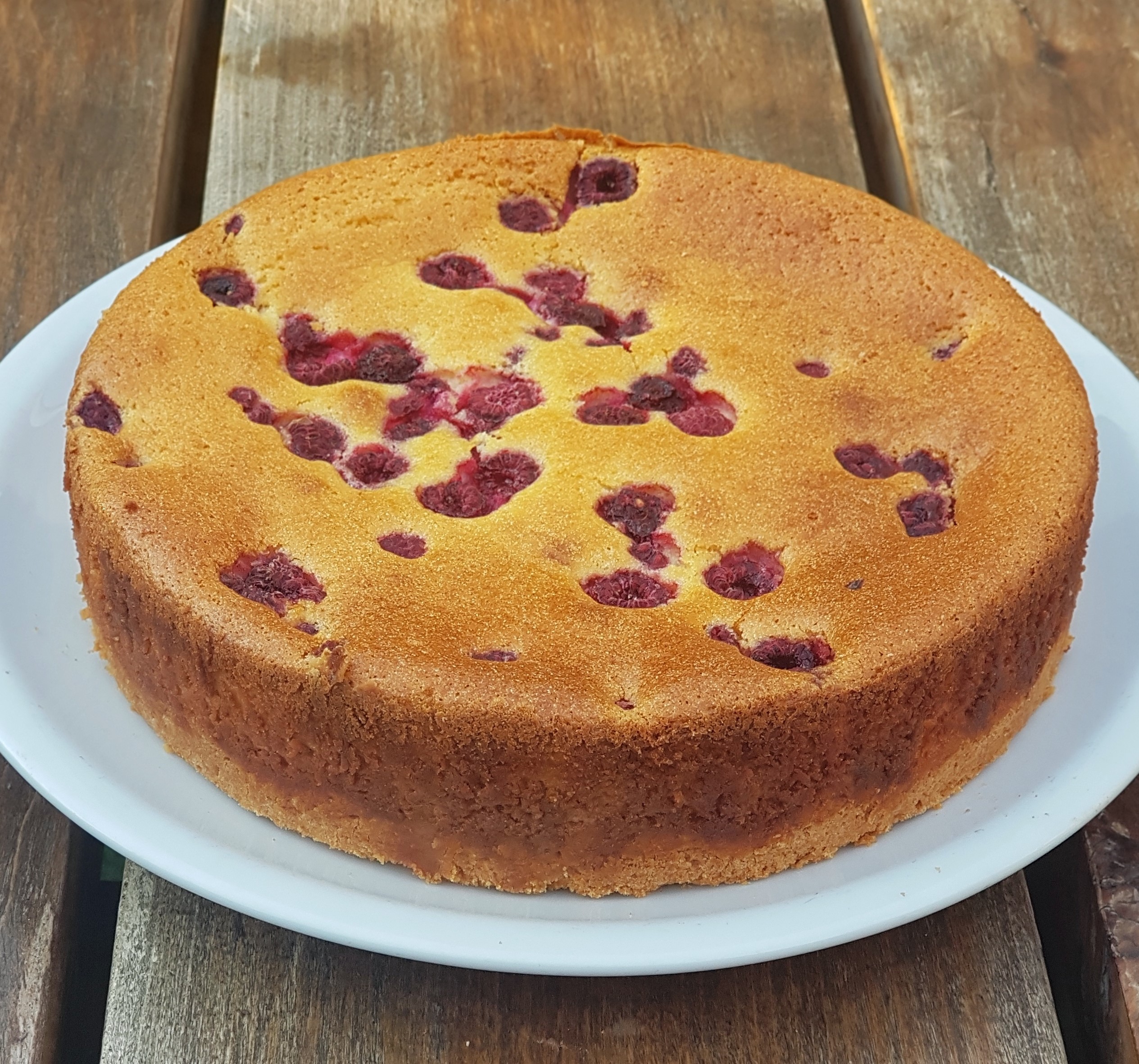Kuchen de Ricota Frambuesa sin azucar
