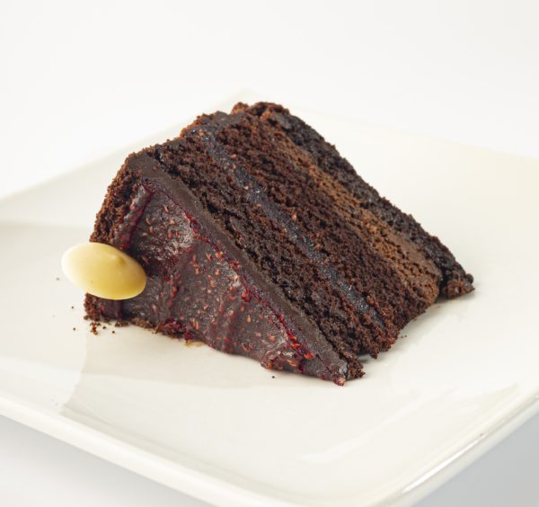 Torta de chocolate y frambuesa