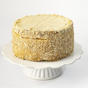 Torta hojarasca manjar lucuma sin azucar