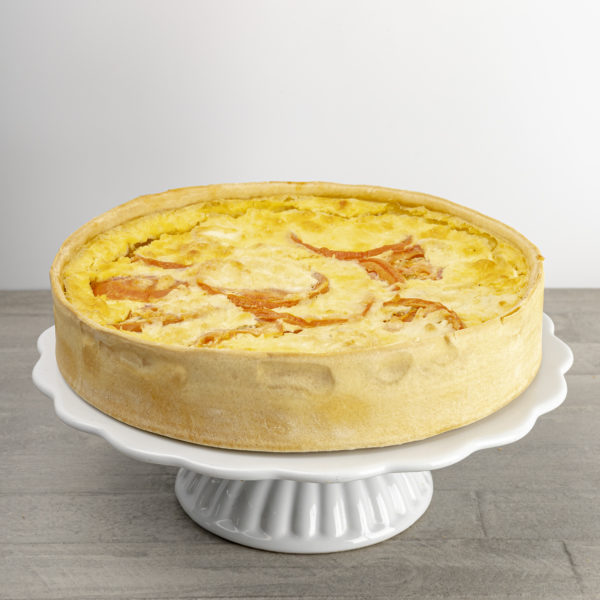 Quiche de queso de cabra y tomate