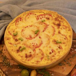 Quiche de Queso de Cabra y Tomate