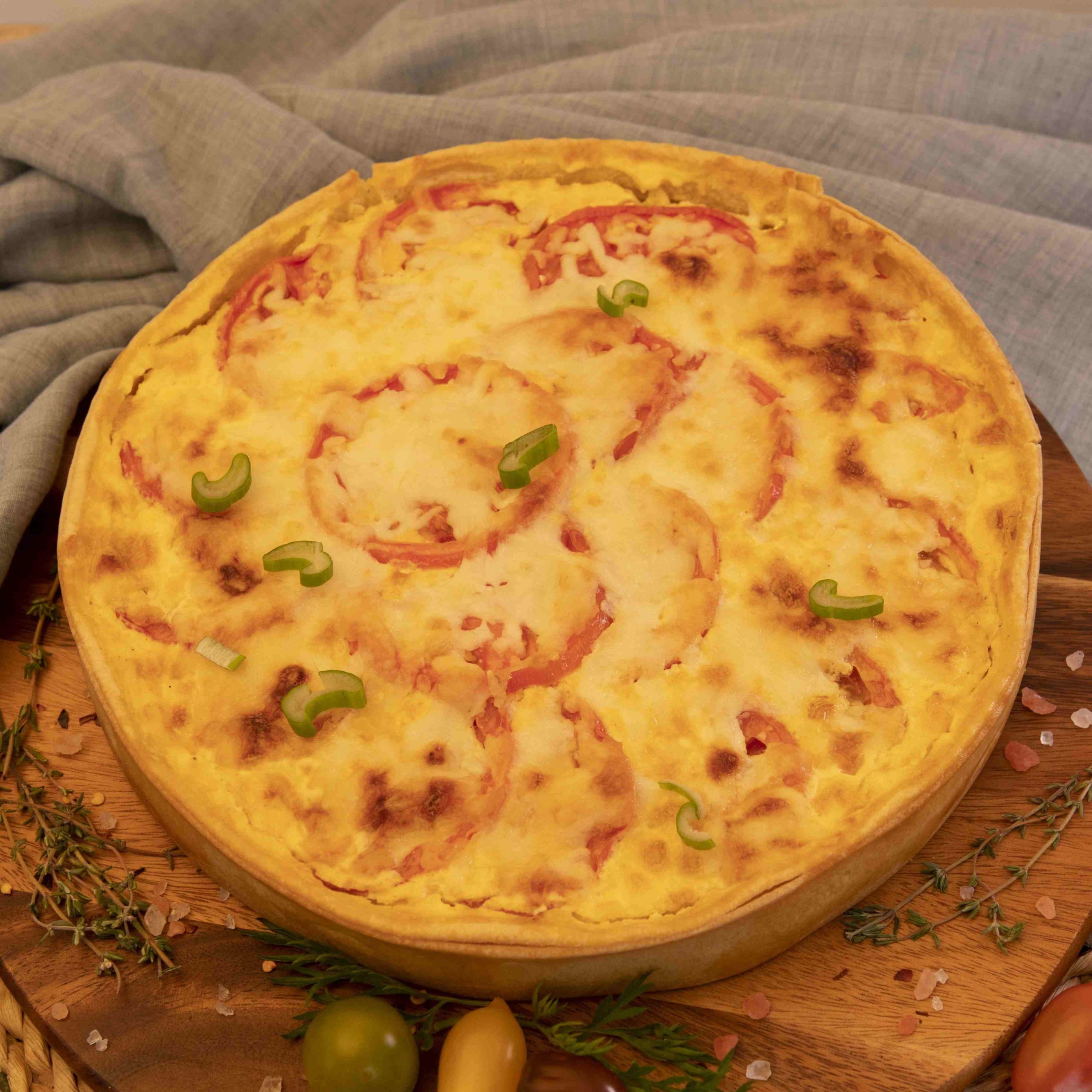Quiche de Queso de Cabra y Tomate