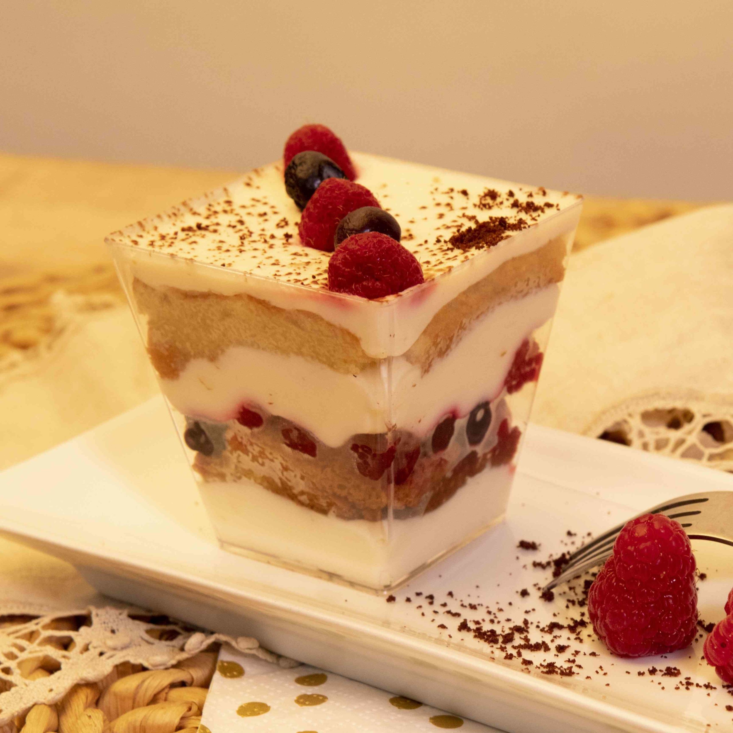 Tiramisu de Berries sin azucar individual
