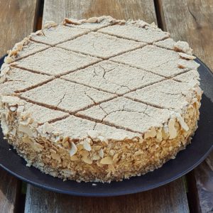 Torta de hoja manjar pastelera frambuesa sin azucar