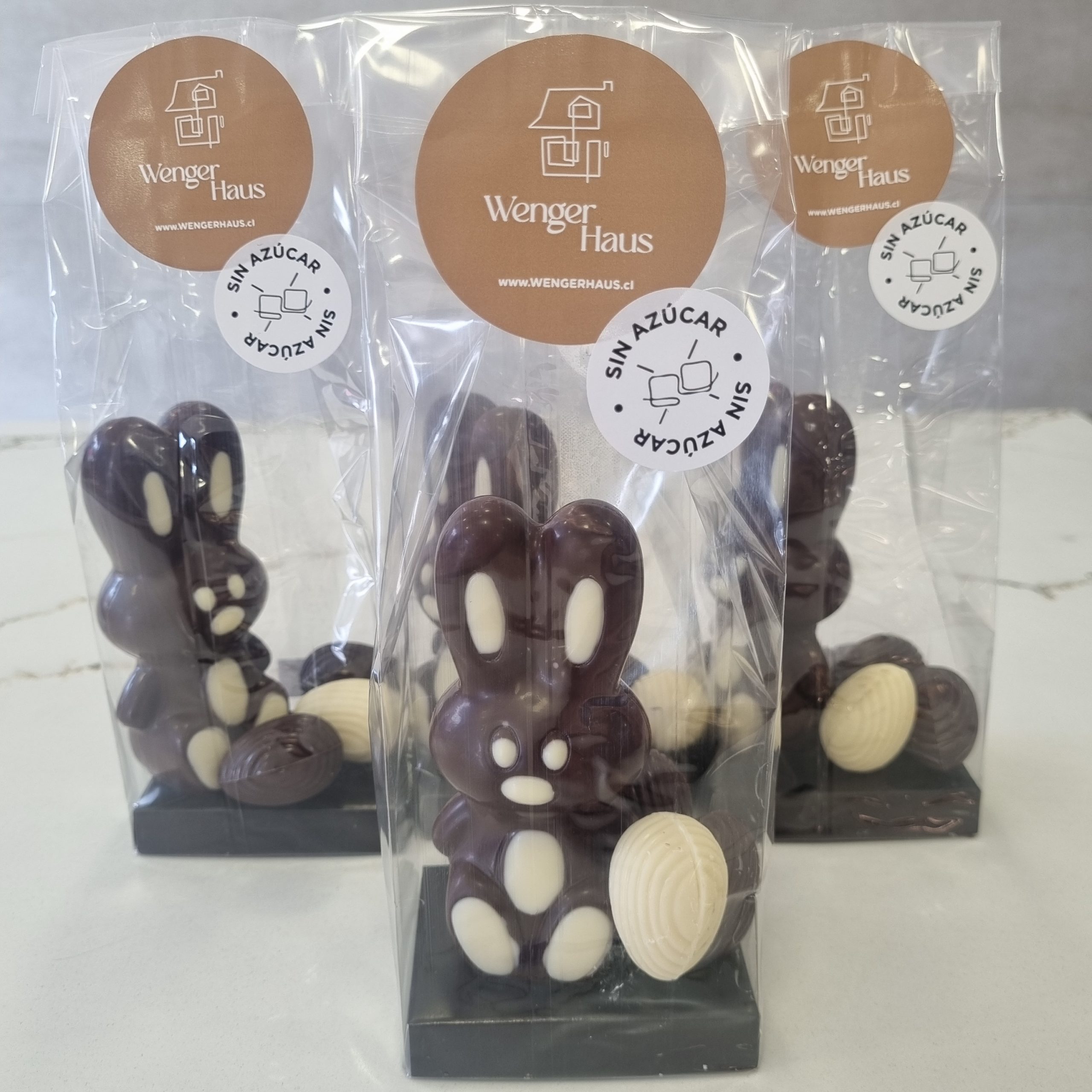 Conejo y huevitos de Pascua sin azucar