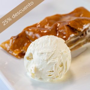 Strudel manzana + 1 Litro Vainilla